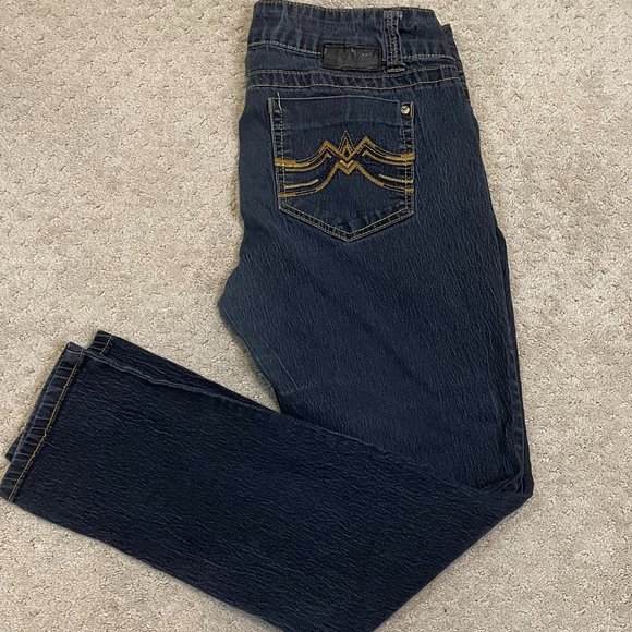 Grane Junior Straight Leg Distressed Jeans sz 13 EUC - Picture 1 of 10
